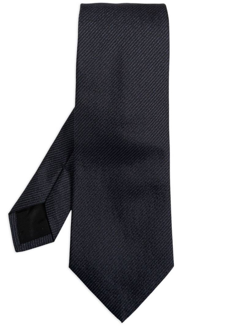 Lanvin pointed tip tie - Blue von Lanvin