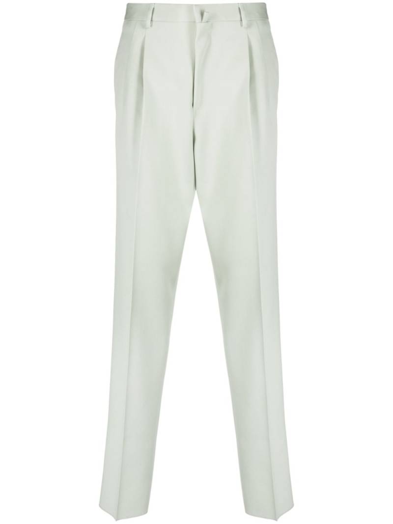 Lanvin pressed-crease tailored trousers - Green von Lanvin