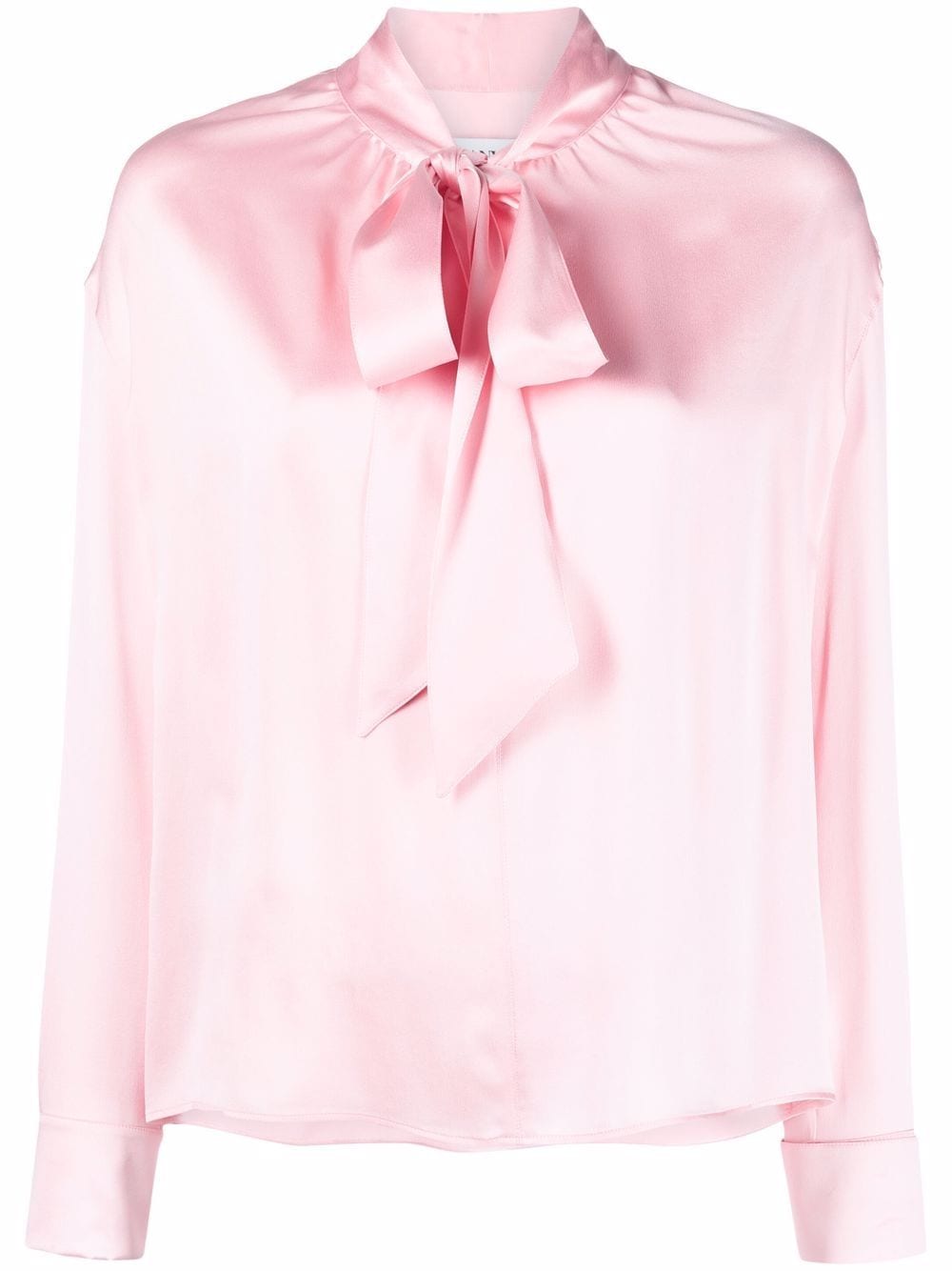 Lanvin ribbon-fastened silk blouse - Pink von Lanvin