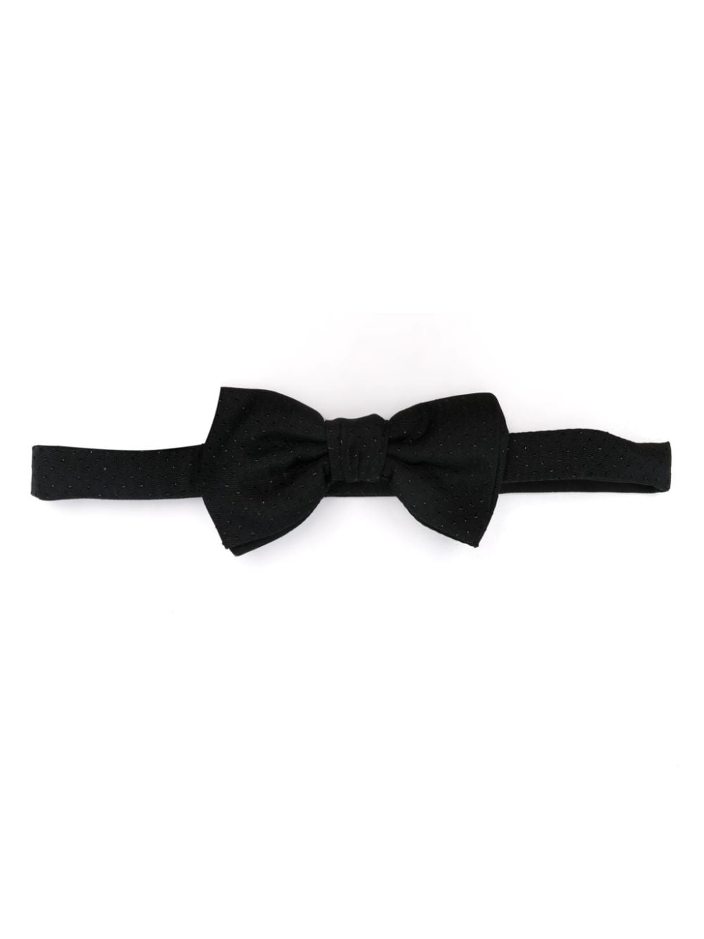 Lanvin satin bow tie - Black von Lanvin