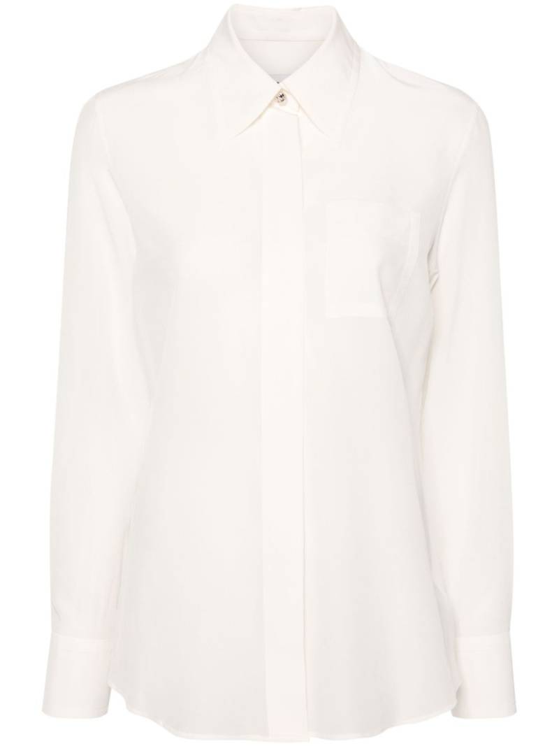 Lanvin silk crepe de chine shirt - White von Lanvin