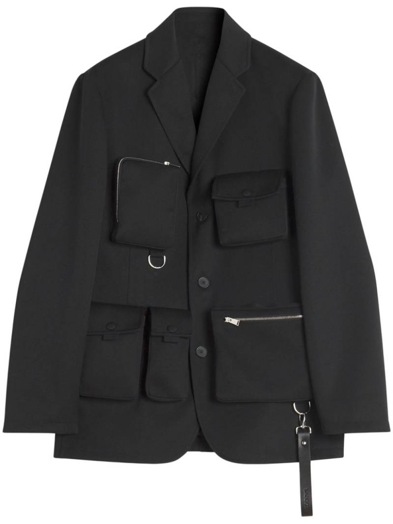 Lanvin single-breasted blazer - Black von Lanvin