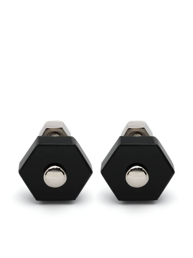 Lanvin studded cufflinks - Black von Lanvin