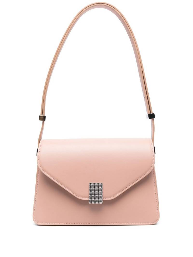 Lanvin studded leather shoulder bag - Neutrals von Lanvin