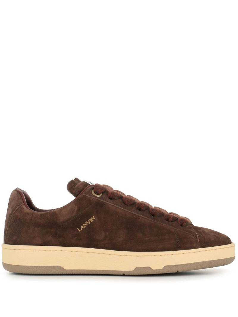 Lanvin suede trainers - Brown von Lanvin