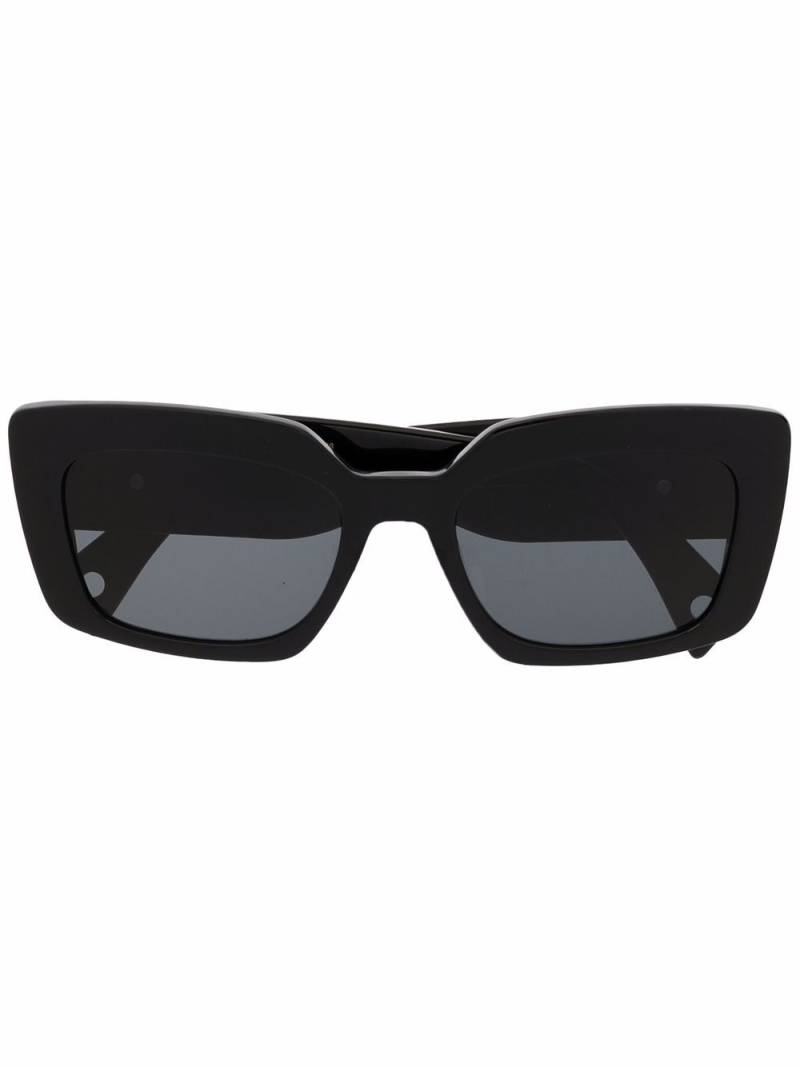 Lanvin tinted rectangle-frame sunglasses - Black von Lanvin