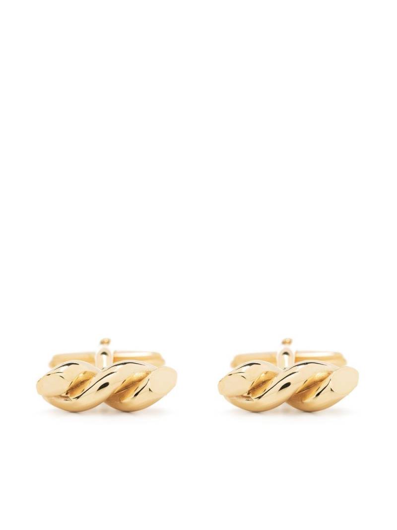 Lanvin twisted-detail cufflink - Gold von Lanvin