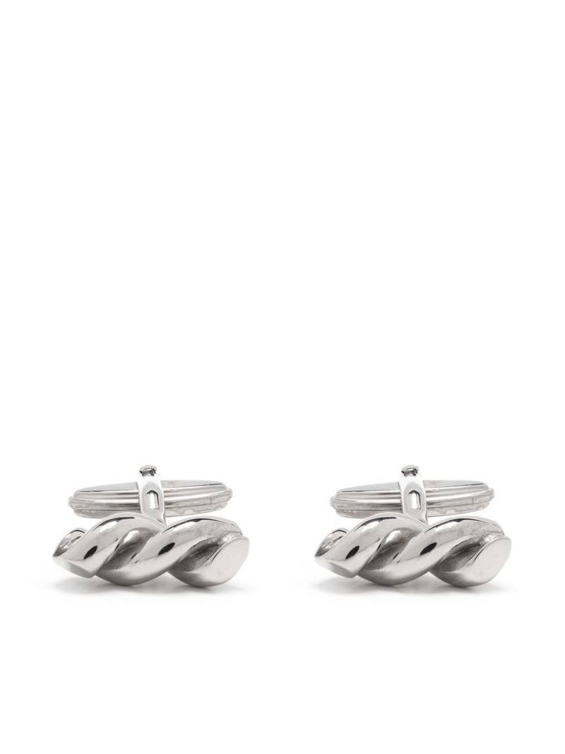 Lanvin twist-detailing cufflink - Silver von Lanvin