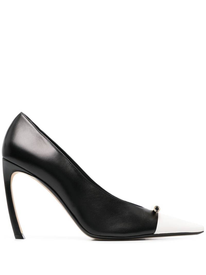 Lanvin two-tone stiletto pumps - Black von Lanvin