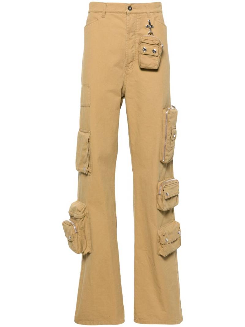 Lanvin x Future utility-pockets straight trousers - Neutrals von Lanvin