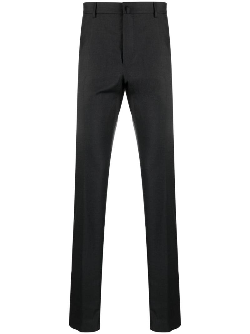 Lanvin virgin wool slim-cut trousers - Grey von Lanvin