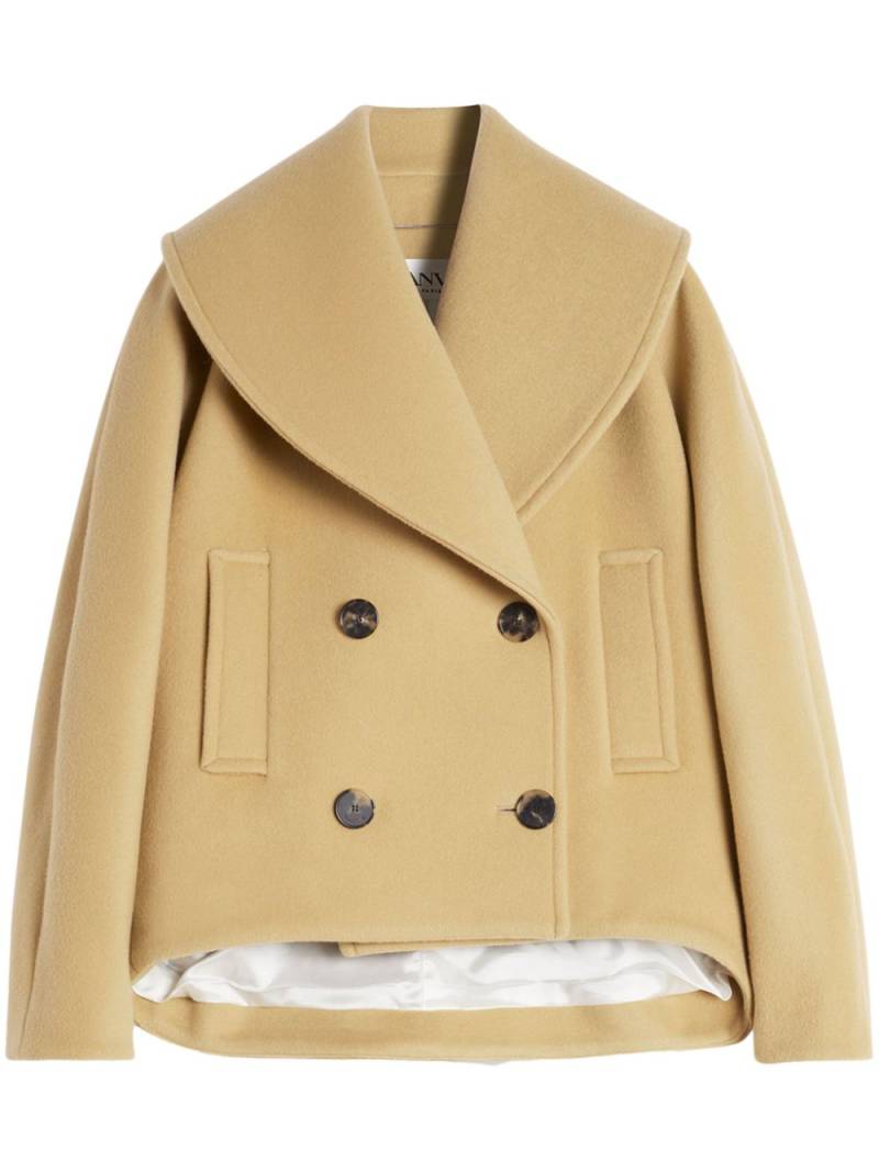 Lanvin wide-lapels double-breasted jacket - Neutrals von Lanvin