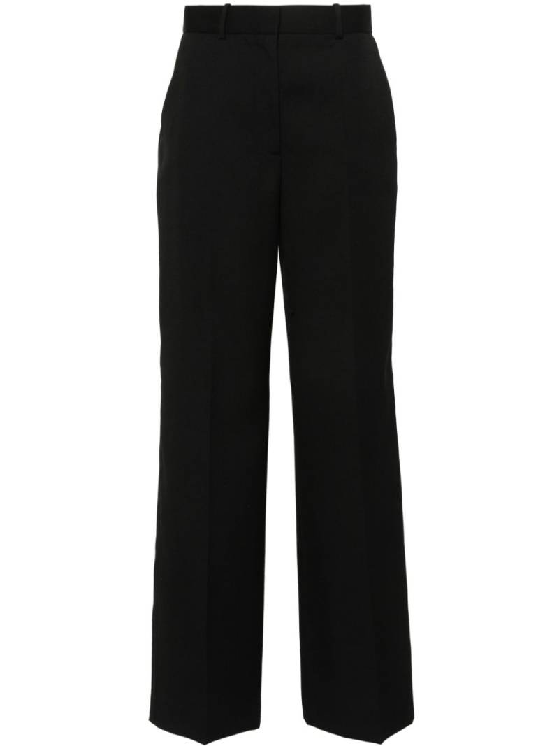 Lanvin wool straight-leg trousers - Black von Lanvin