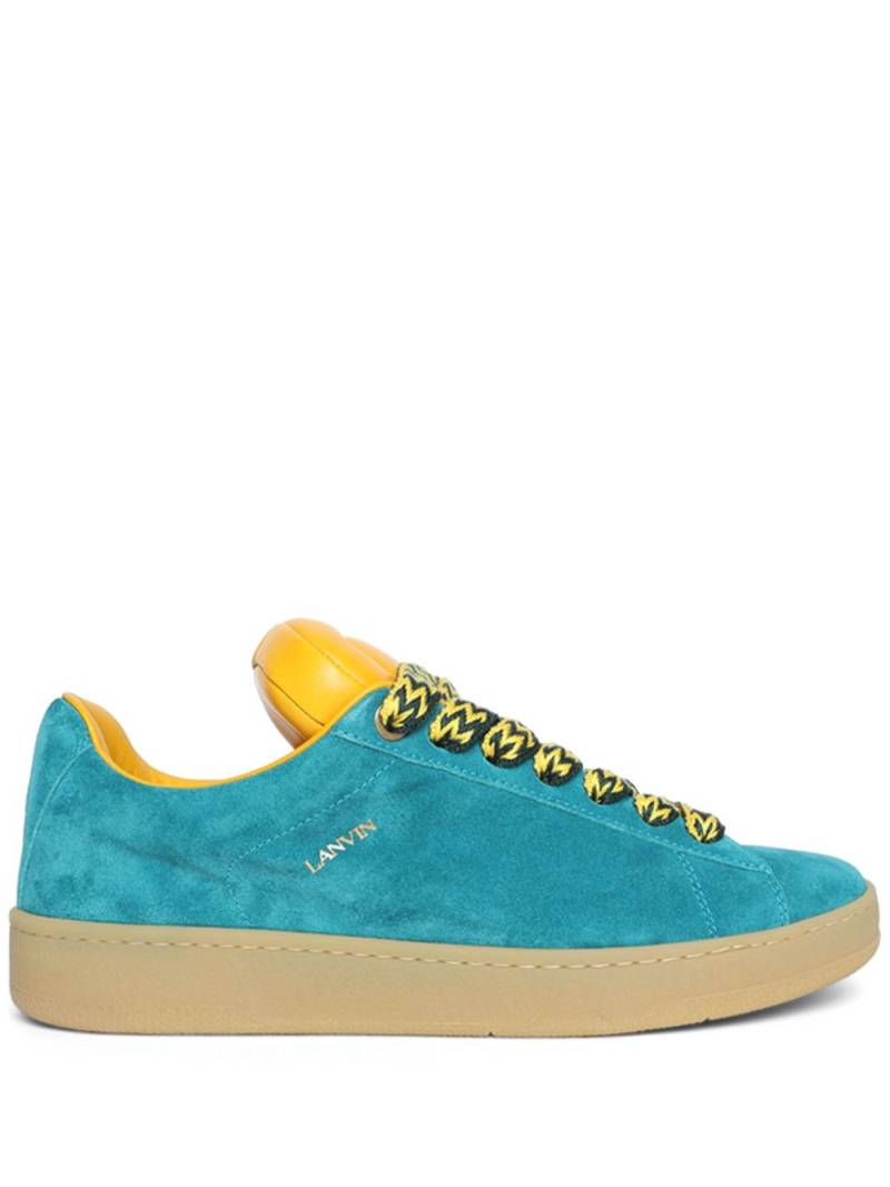 Lanvin x Future Hyper Curb suede sneakers - Blue von Lanvin