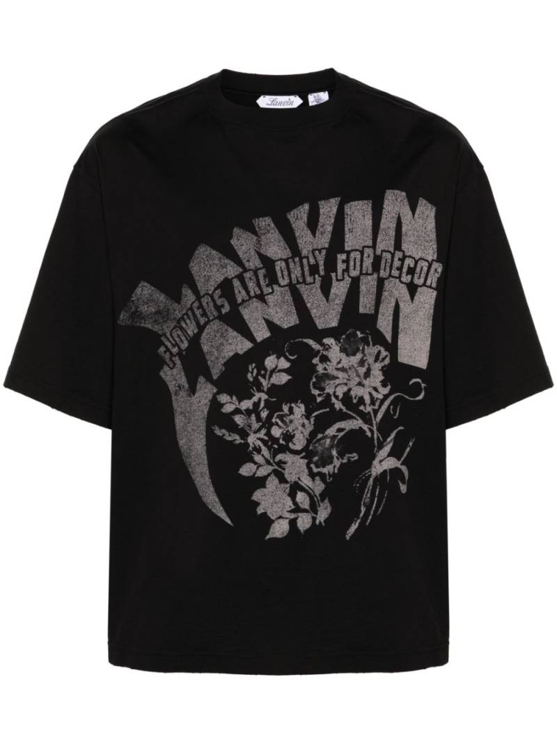 Lanvin x Future graphic-print T-shirt - Black von Lanvin