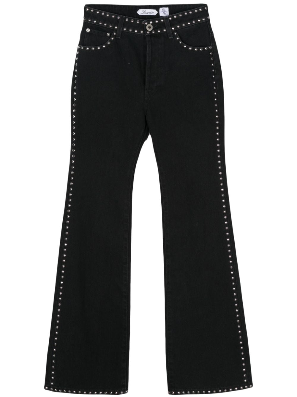 Lanvin x Future mid-rise flared jeans - Black von Lanvin