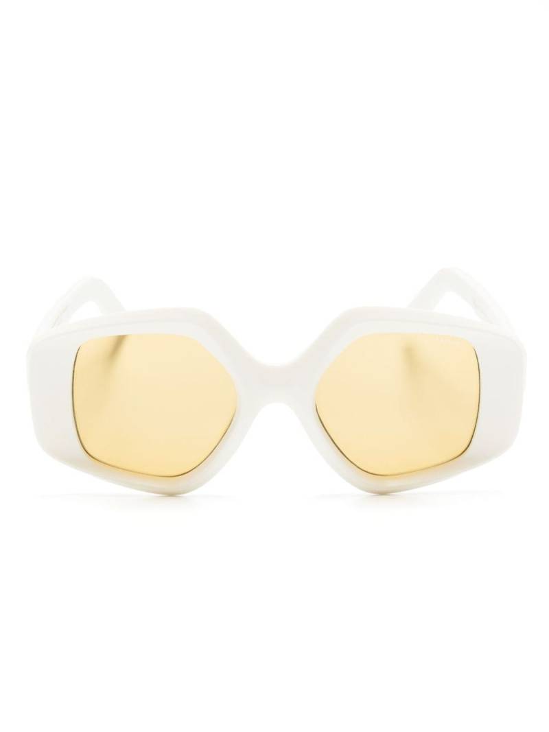 Lapima Stella oversized-frame sunglasses - White von Lapima