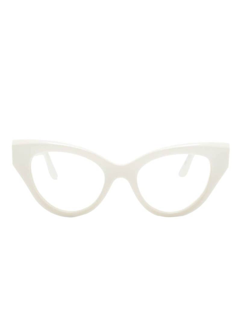 Lapima Violeta cat-eye glasses - White von Lapima