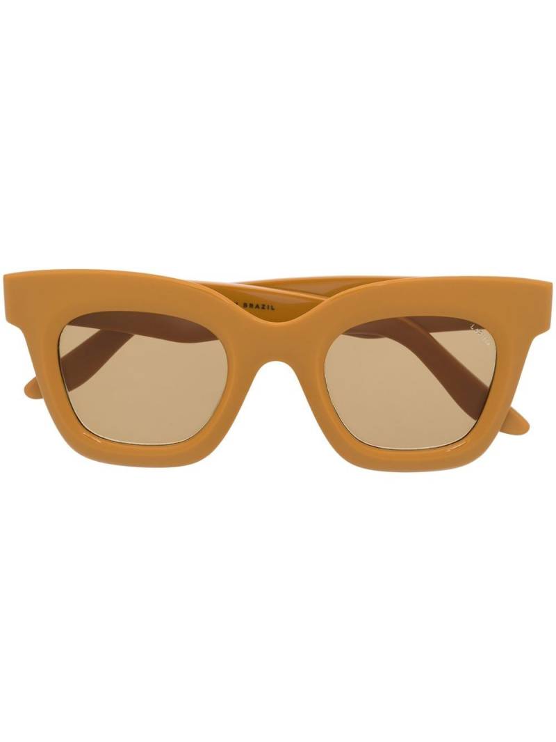 Lapima square-frame sunglasses - Yellow von Lapima