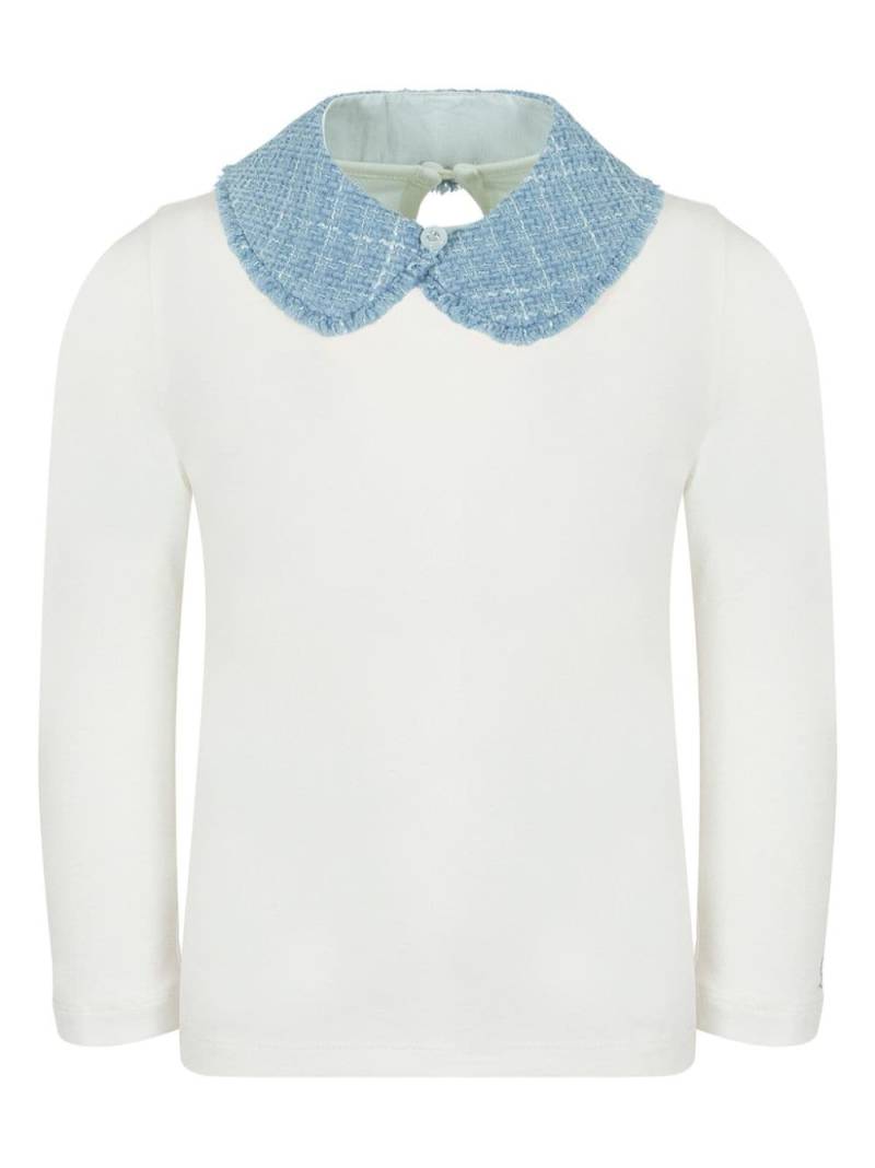 Lapin House Peter-Pan collar top - White von Lapin House