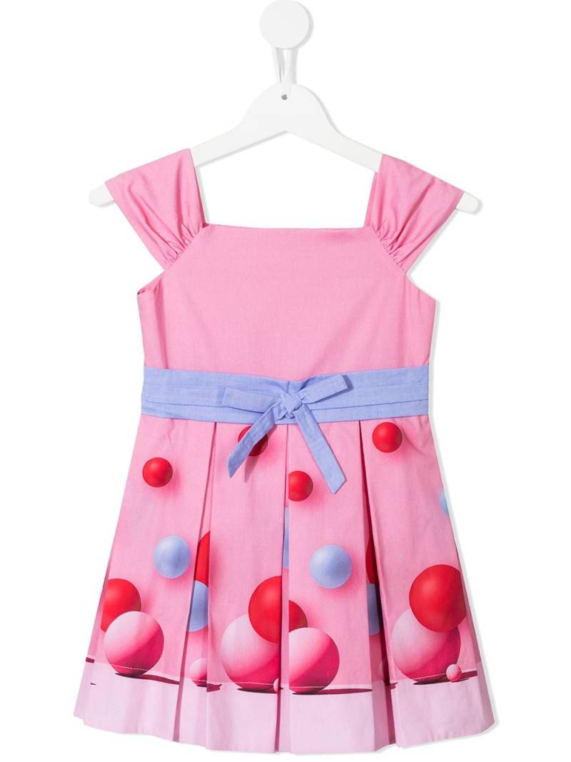 Lapin House bouncy ball print dress - Pink von Lapin House