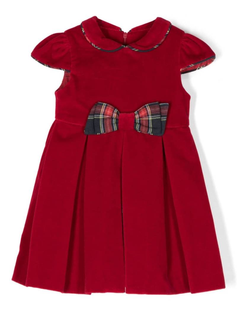 Lapin House bow-detail short-sleeve dress - Red von Lapin House