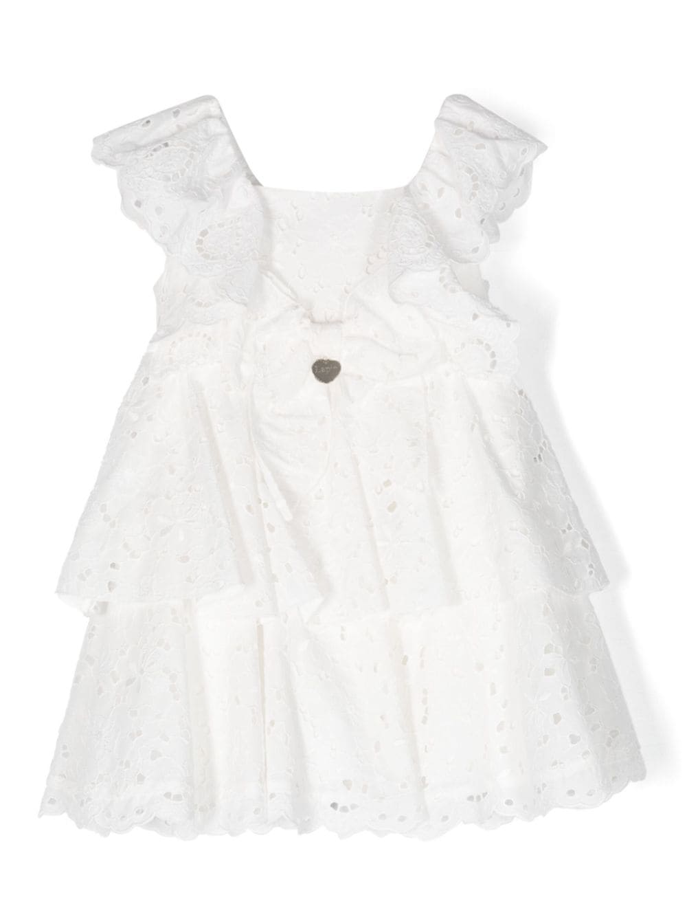 Lapin House broderie-anglaise cotton dress - White von Lapin House