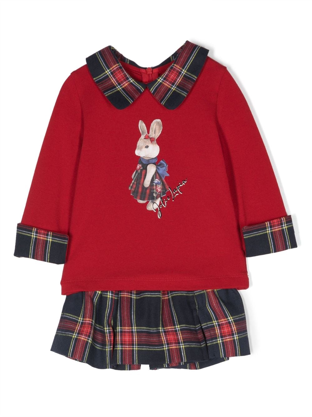 Lapin House bunny-print sweater and shorts - Red von Lapin House