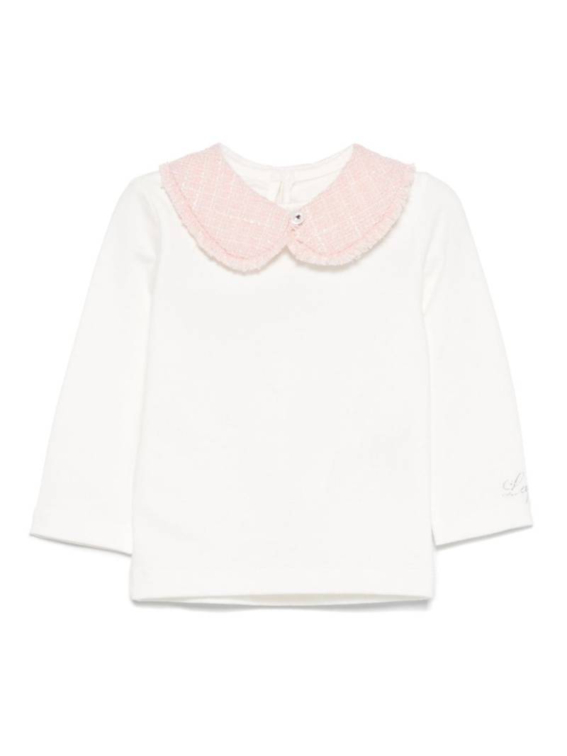 Lapin House detachable-collar T-shirt - White von Lapin House