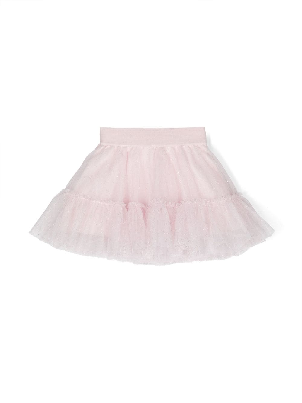 Lapin House glitter-embellished tiered tulle tutu - Pink von Lapin House