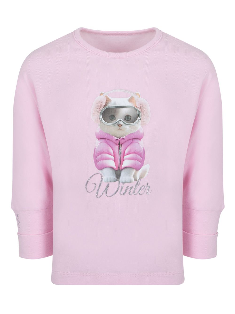 Lapin House graphic-print cotton sweatshirt - Pink von Lapin House