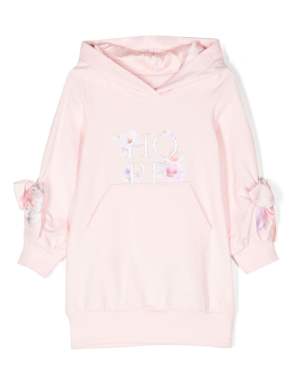 Lapin House graphic-print hooded dress - Pink von Lapin House