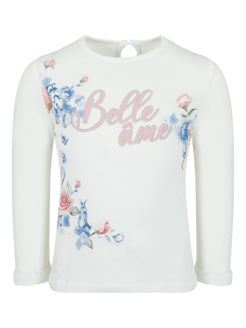 Lapin House graphic-print long-sleeve T-shirt - White von Lapin House