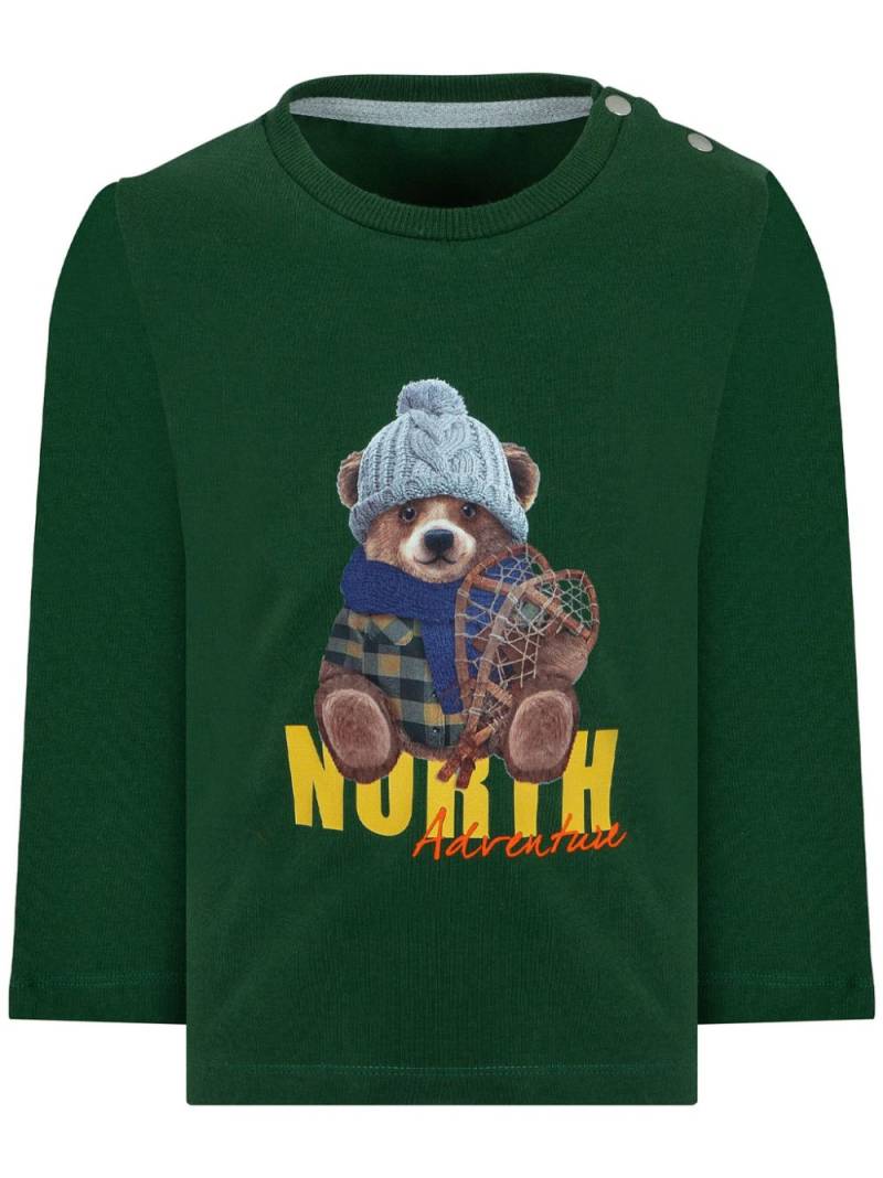 Lapin House graphic print sweatshirt - Green von Lapin House