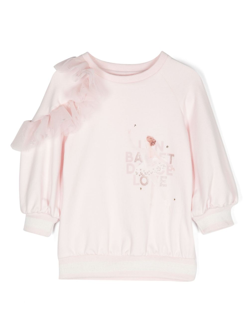 Lapin House graphic-print sweatshirt dress - Pink von Lapin House