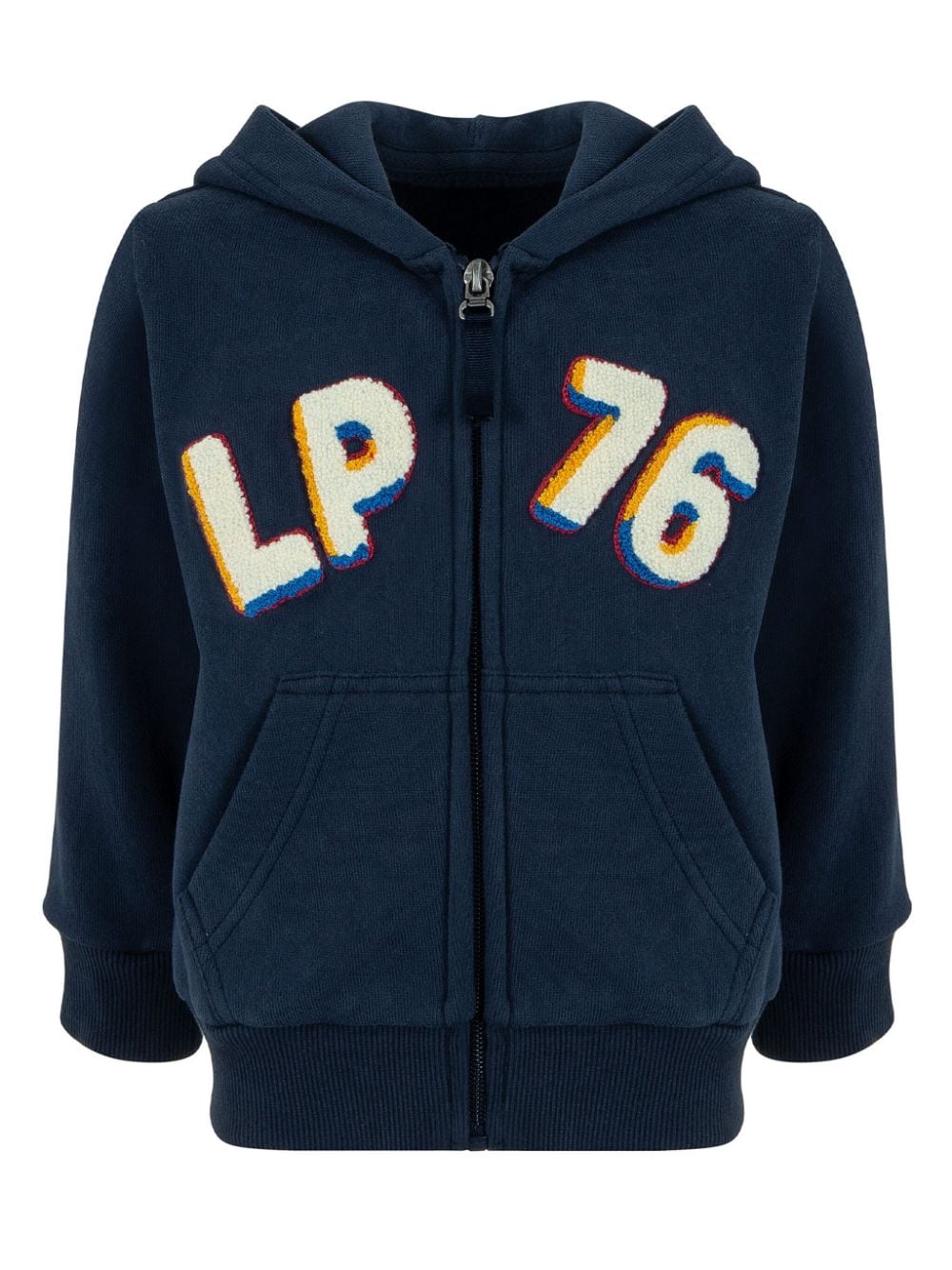 Lapin House logo-embroidered cotton jacket - Blue von Lapin House