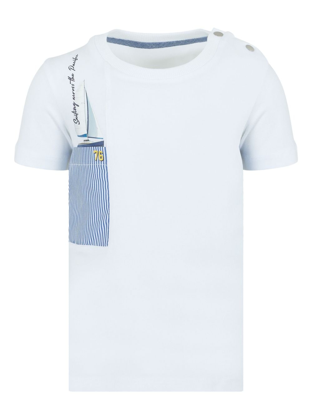 Lapin House logo-orint cotton T-shirt - White von Lapin House