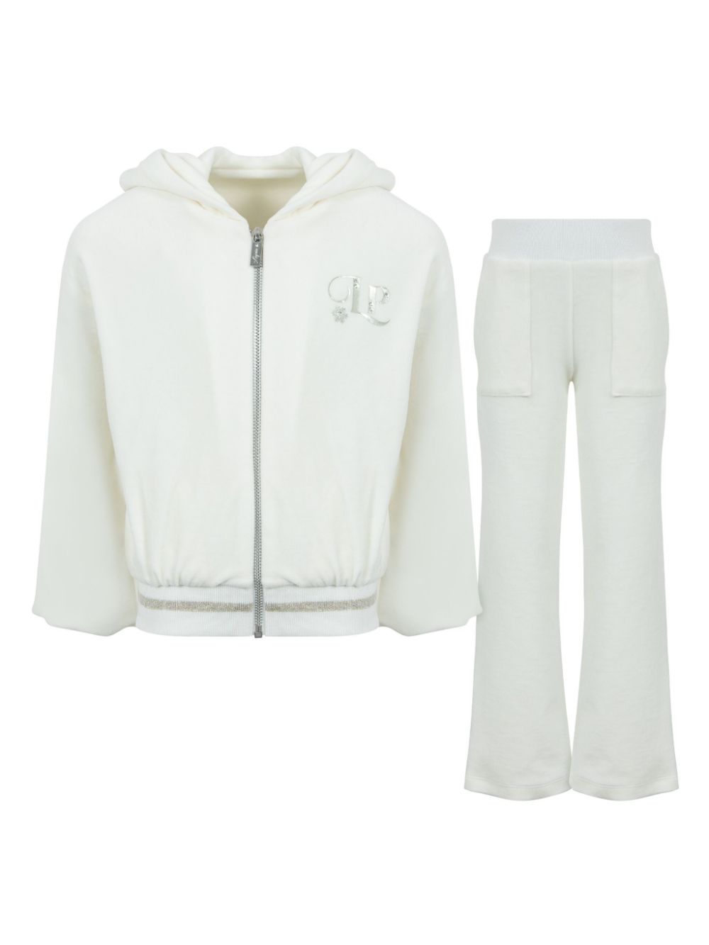 Lapin House logo-print cotton tracksuit - White von Lapin House