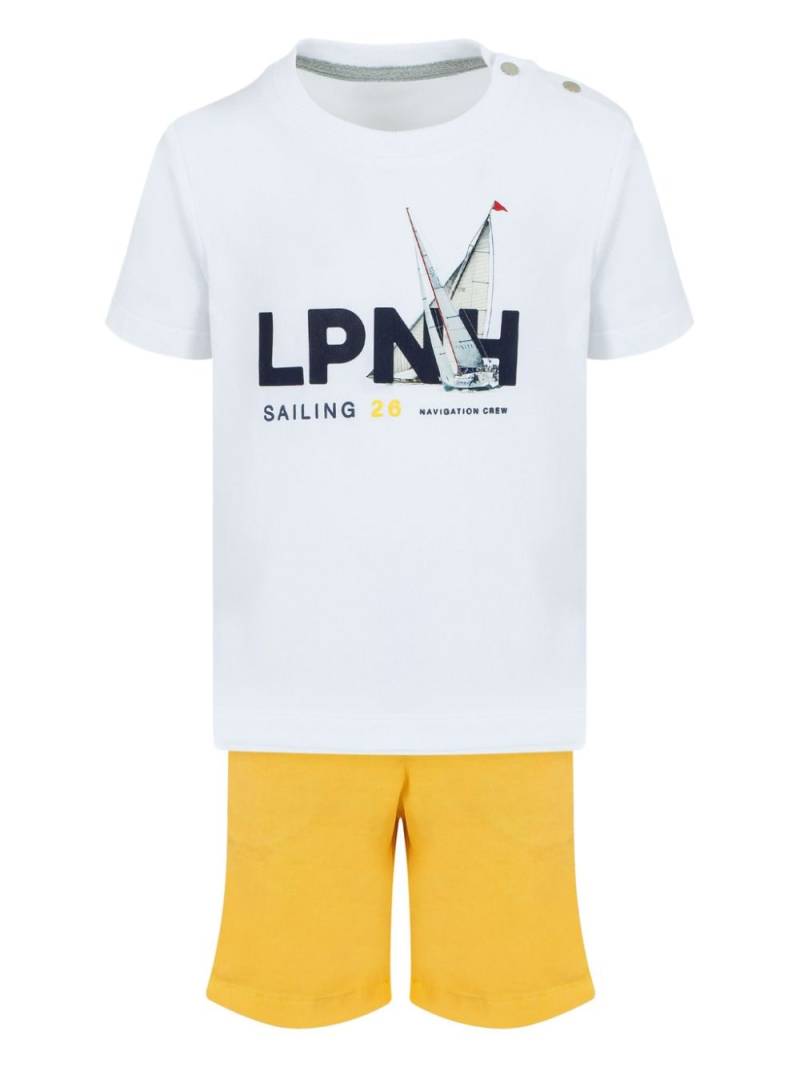 Lapin House logo-print short set - White von Lapin House