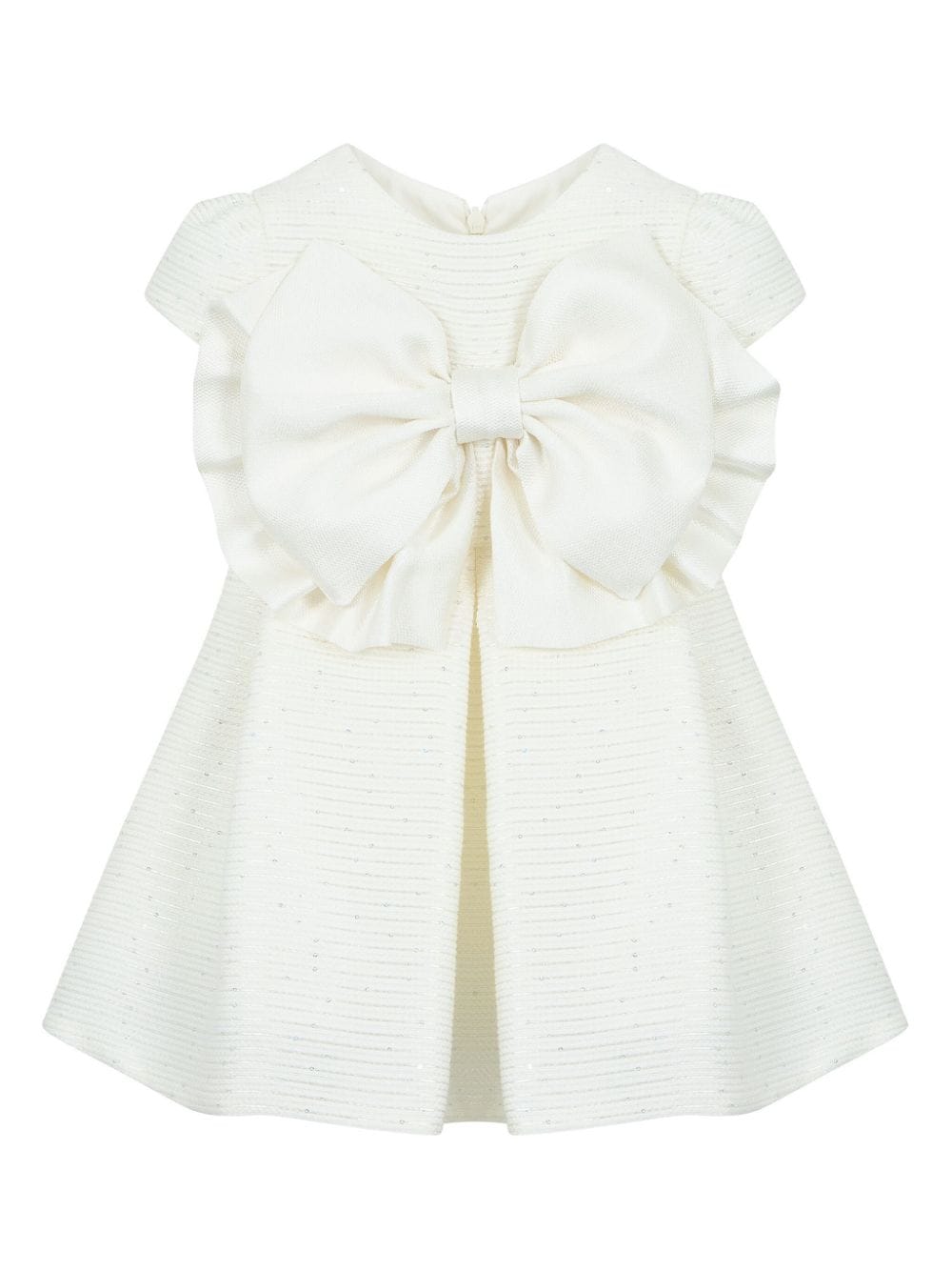 Lapin House oversized bow dress - White von Lapin House