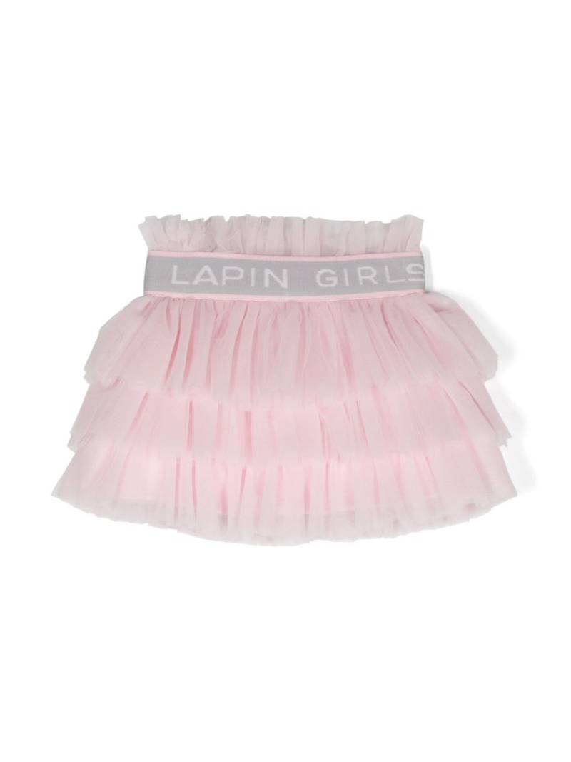 Lapin House tiered tulle tutu - Pink von Lapin House