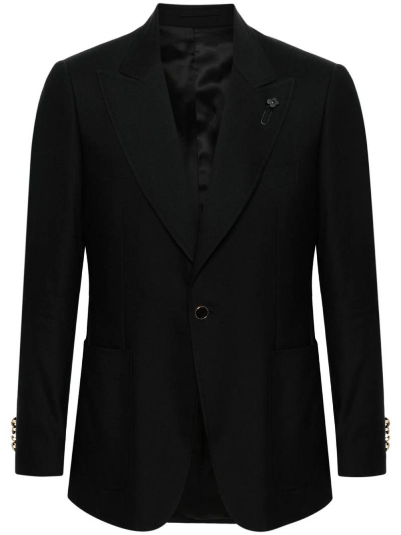 Lardini Attitude single-breasted blazer - Black von Lardini