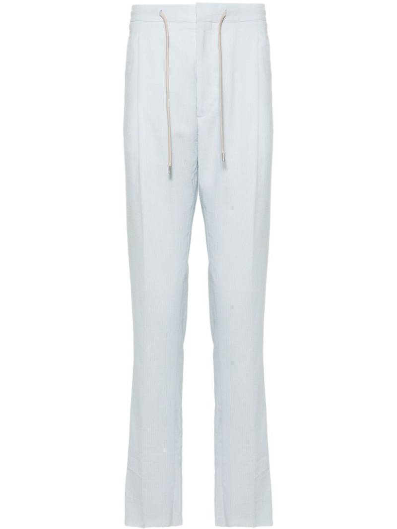 Lardini Miami striped trousers - Blue von Lardini