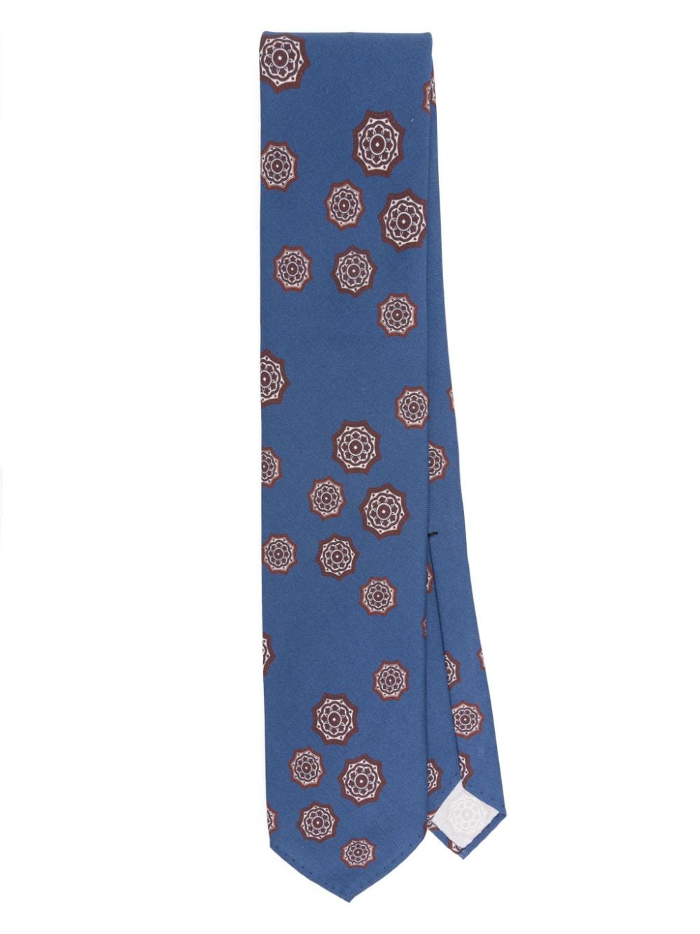 Lardini abstract-print silk tie - Blue von Lardini