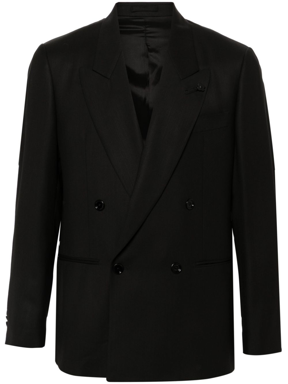 Lardini brooch-detail blazer - Black von Lardini