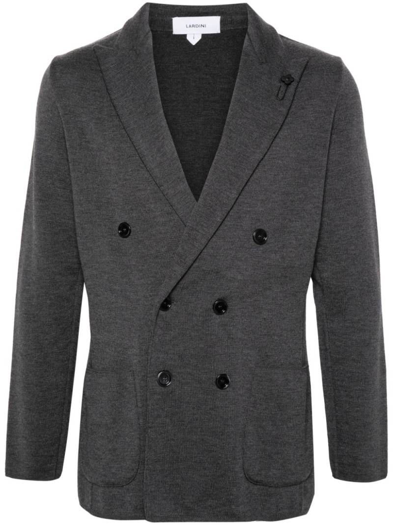 Lardini brooch-detail blazer - Grey von Lardini