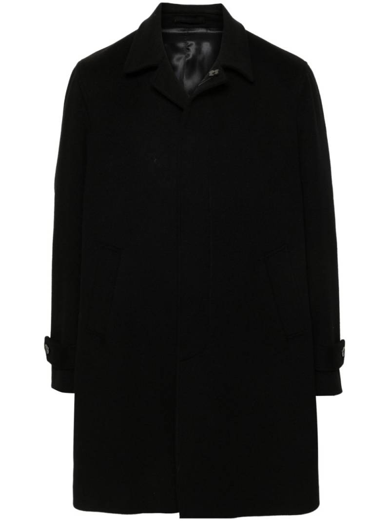 Lardini brooch-detail coat - Black von Lardini