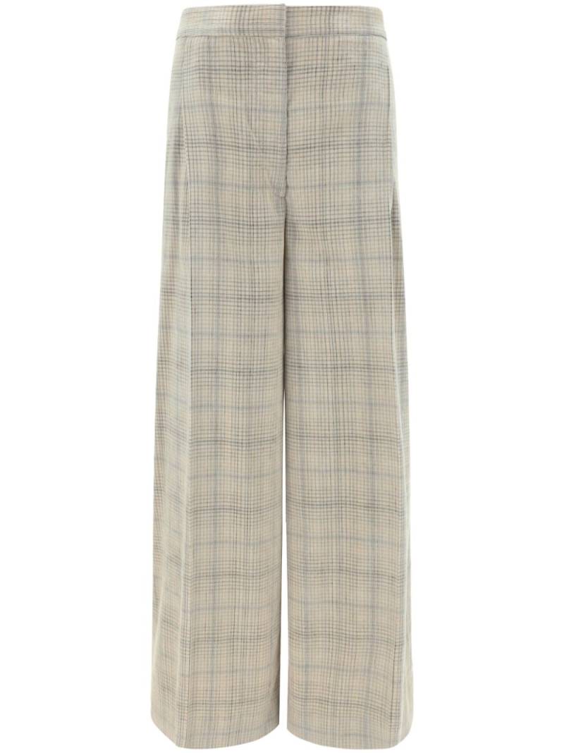 Lardini checked trousers - Neutrals von Lardini