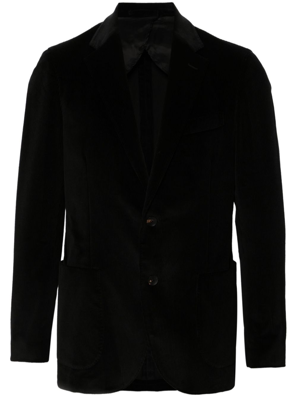 Lardini corduroy blazer - Black von Lardini