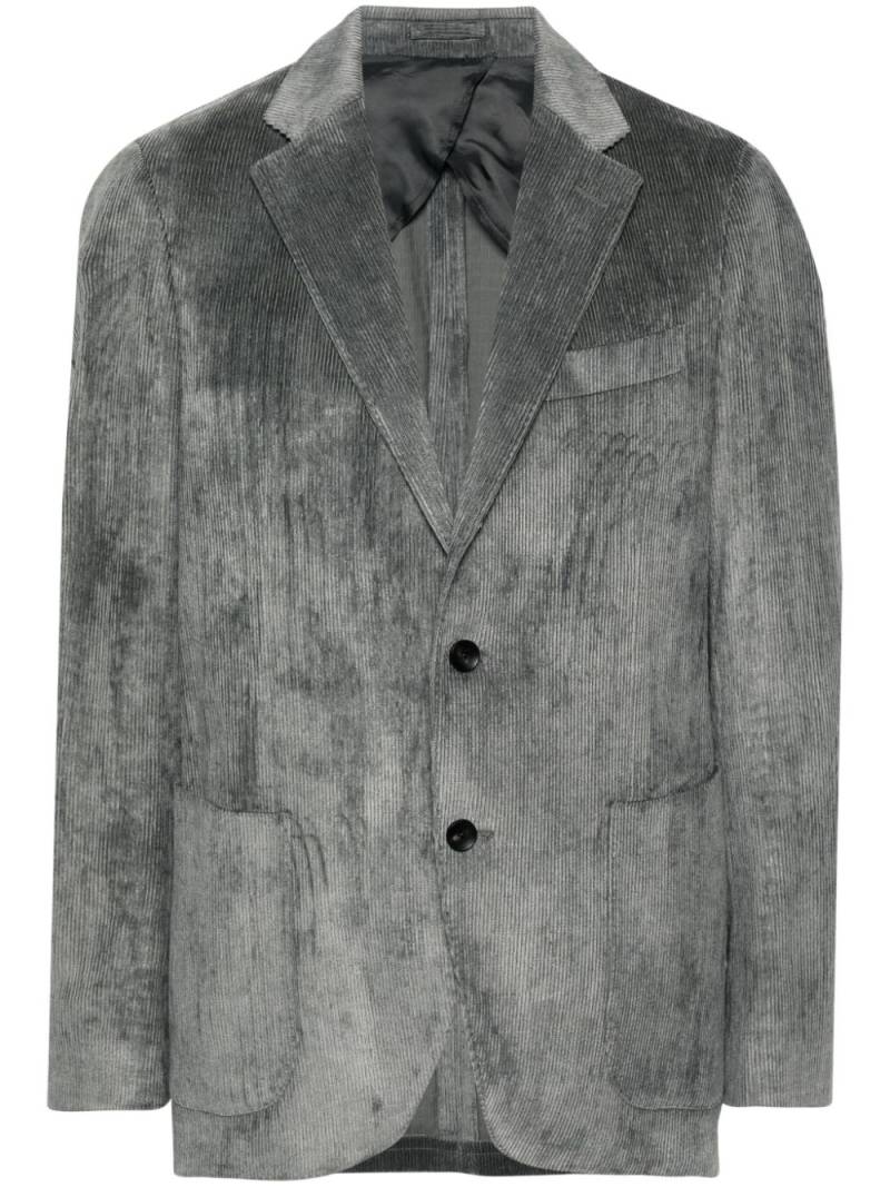 Lardini corduroy blazer - Grey von Lardini